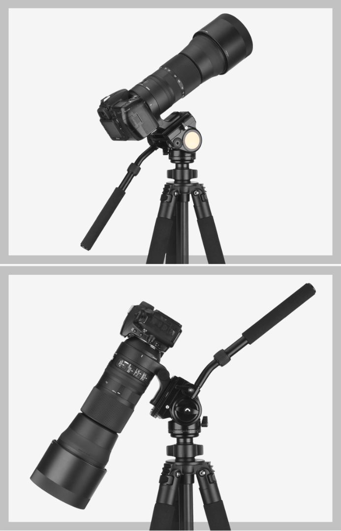QZSD Q90 fluidna video žiro glava 75mm - 5